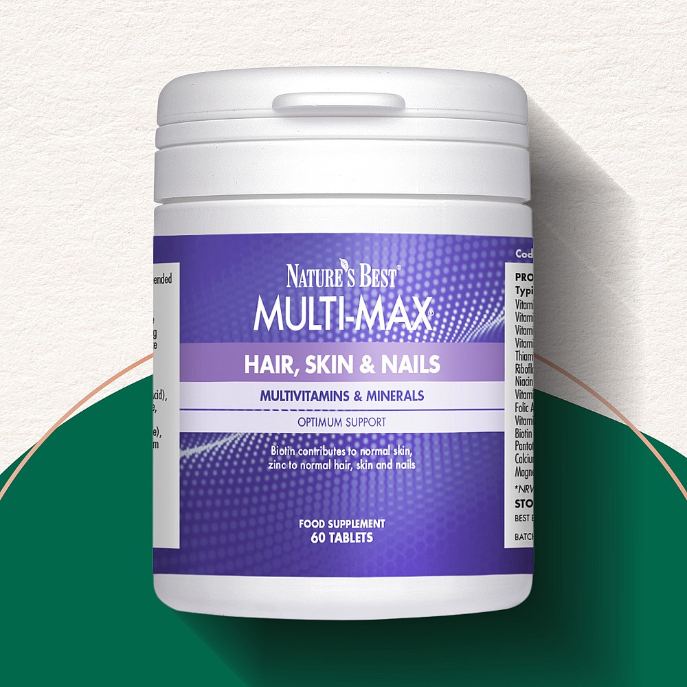 Image of Multimax Multivitamin For Hair, Skin & Nails 60 Tablets